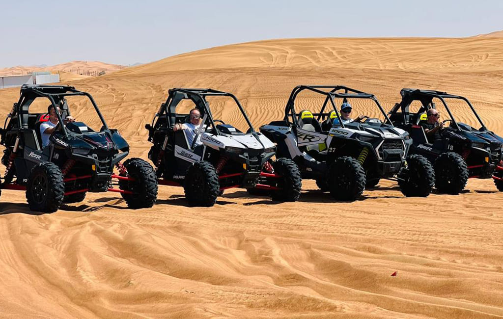 desert safari with dune buggy self drive sharing