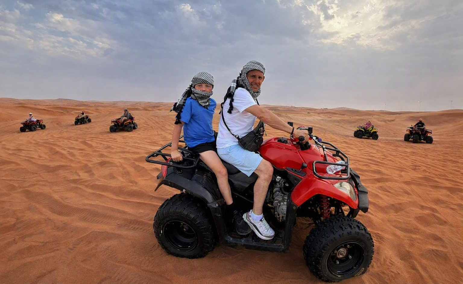morning desert safari with quad bike